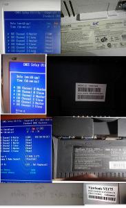 17" LCD značkové monitory Philips, Viewsonic funkční záruka