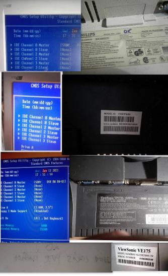 17" LCD značkové monitory Philips, Viewsonic funkční záruka - Příslušenství k PC