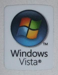 C615 Nálepka samolepka Windows Vista NTB 16x21mm