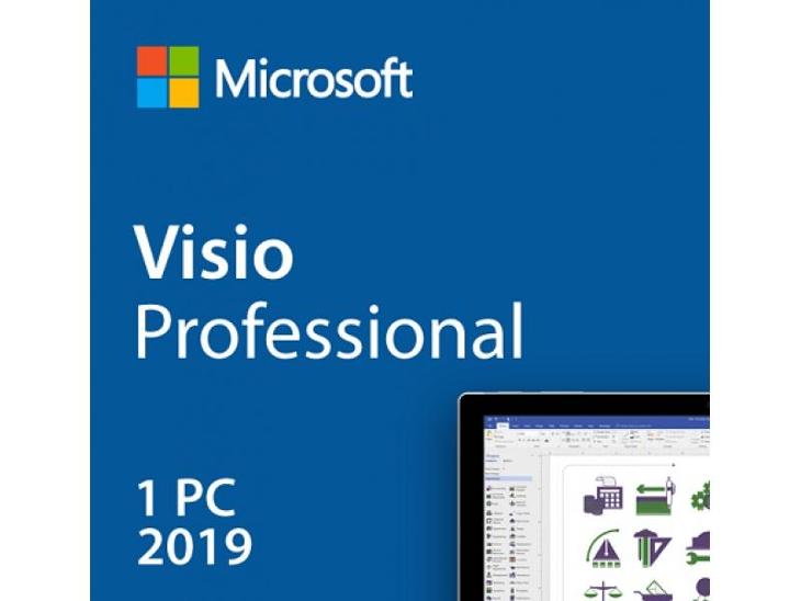 Microsoft Visio Professional 2019 licence - Kancelářské aplikace