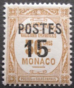 Monako 1937 Doplatní přetisk Mi# 151 0043