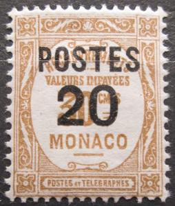 Monako 1937 Doplatní přetisk Mi# 152 0043