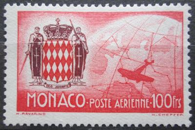 Monako 1942 Letadlo a státní znak Mi# 272 Kat 5€ 0046