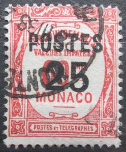Monako 1937 Doplatní přetisk Mi# 153 0047
