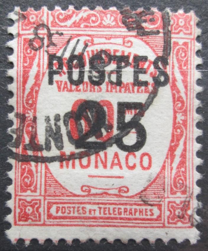 Monako 1937 Doplatná pretlač Mi# 153 0047 - Známky