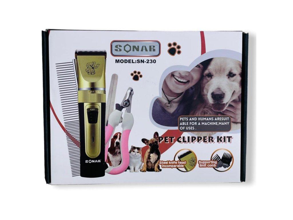 Nabíjací zastrihávač pre mačky a psy SONAR SN-230 - Psy a potreby na chov