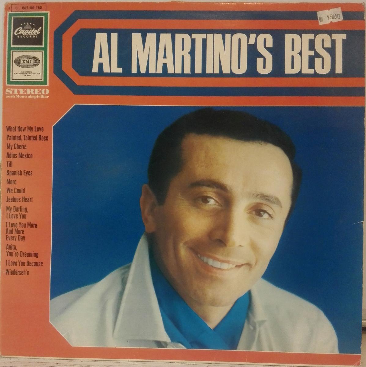 LP  Al Martino - Al Martino's Best, 1966  EX - Hudba