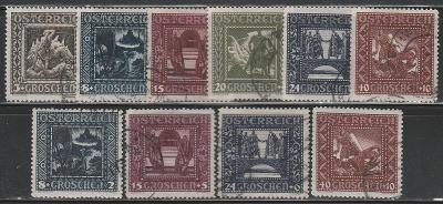 Rakousko Mi.Nr. 488-493 I., 489,491,492,493 II. / 10006