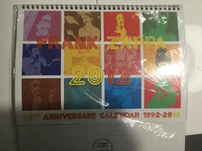 kalendář FRANK ZAPPA 2012 / zabalený