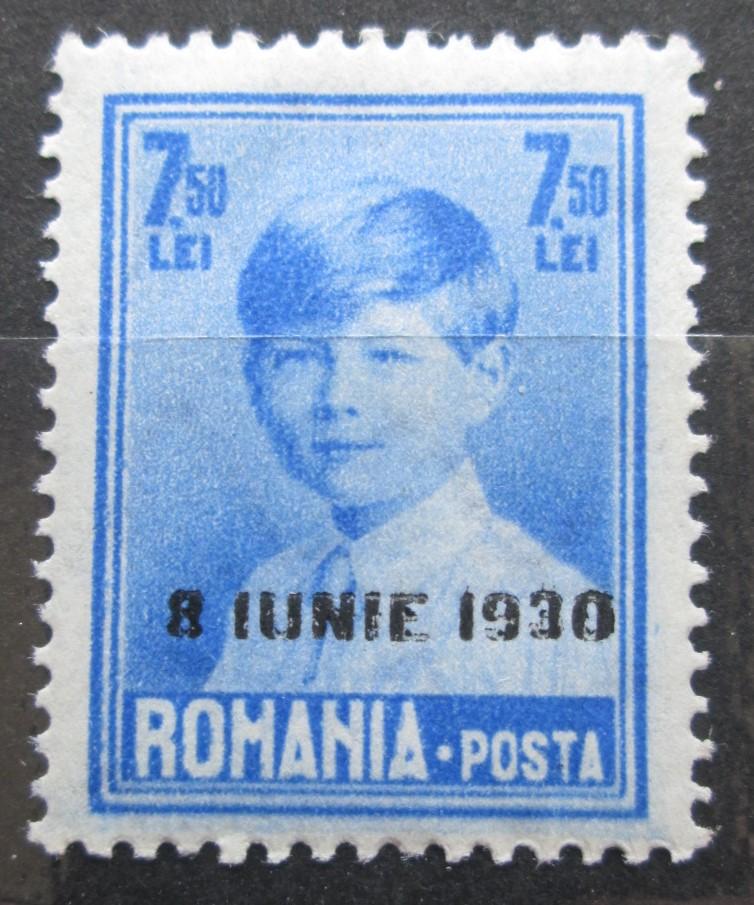 Rumunsko 1930 Kráľ Michael I. pretlač Mi# 368 Kat 13€ 1100 - Známky
