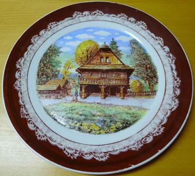 Starodávná Rožnovská radnice, sbírkový talíř, Kudělka Valašsko