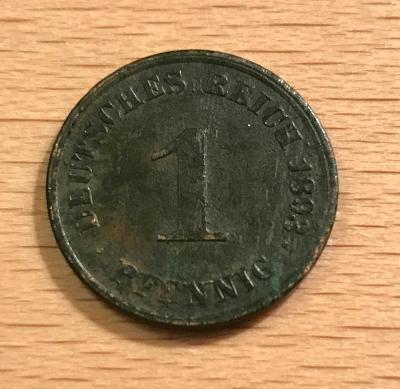 1 Pfennig 1893 J 