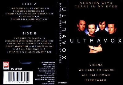 Audio Kazeta ULTRAVOX Dancing withtears in my eyes 1996/97 Holland