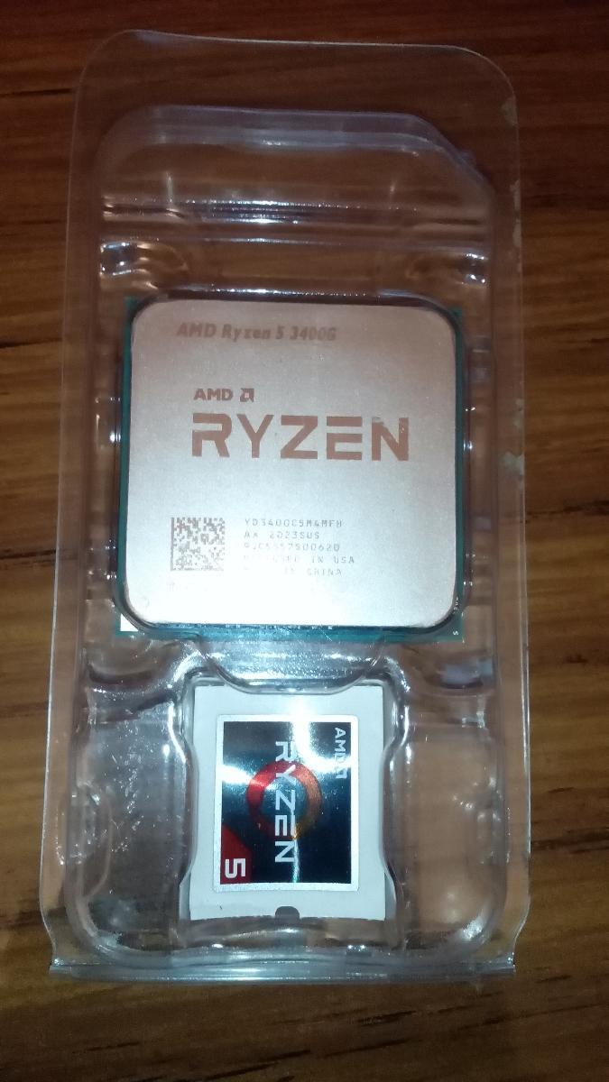 AMD RYZEN 5 3400G VEGA 11 -docela slušná integrovaná grafika - PC komponenty