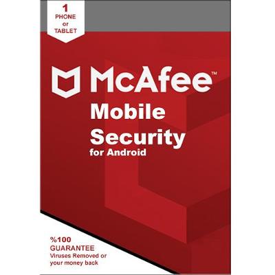 McAfee Mobile Security 1 zařízení, 1 rok + faktura
