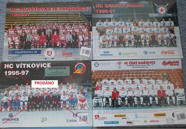 Archivní hokejové puzzle sezóna 96/97 - Sběratelství