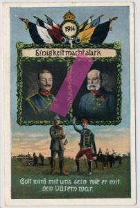 František Josef I. a Vilém II. - 1914 , /5136/