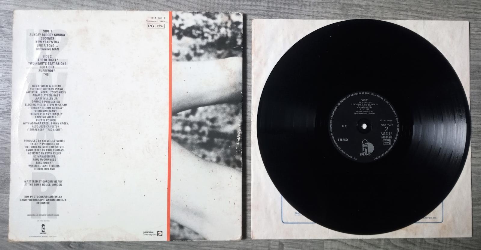LP U2 - WAR - LP / Vinylové desky