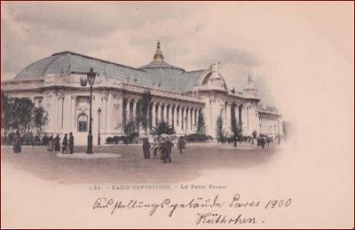 Paris * pavilon, architektura, výstava 1900 * Francie * Z712