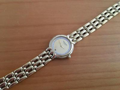 Raymond Weil Geneve Swiss 9938 zlacené 10M 18K plus dia hodinky