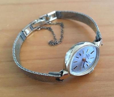 OMEGA Swiss zlacené 10K koktejlové dámské hodinky