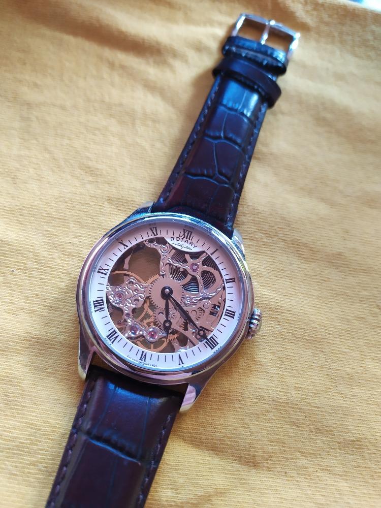 Staré náramkové hodinky ROTARY SKELETON - FUNKČNÍ - Šperky a hodinky