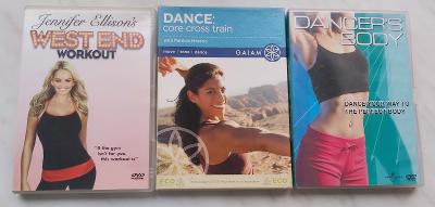 3x výukové taneční DVD 