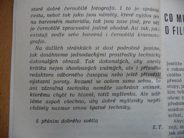 Vyvolávám a zvětšuji sám - Zdeněk Tomášek - Merkur 1979 - Foto