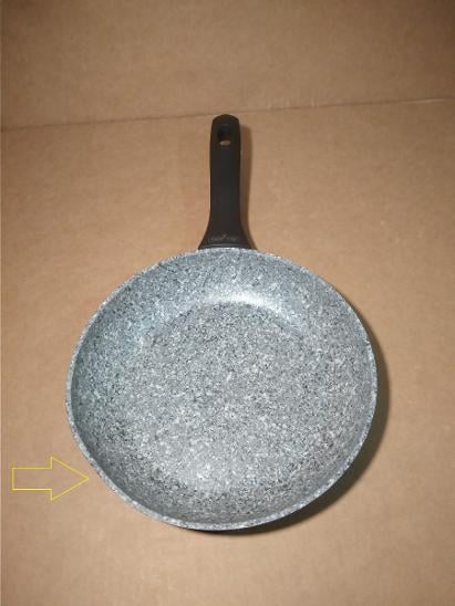 Pánev 24x4,8cm Smart Stone GREY - Poškozené  (BC 449 Kč) - Vybavení do kuchyně