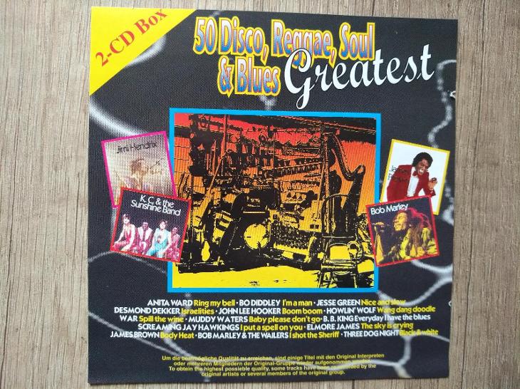 2CD-Disco,Reggae,Soul And Blues Greatest/výběr toho nejlepšího,154min - Hudba