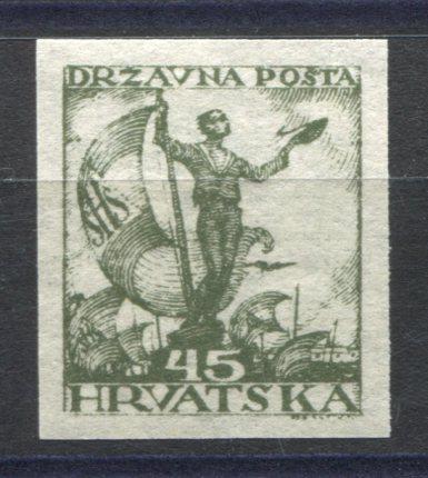 JUGOSLAVIA - VYDANIE PRE CHORVÁTSKO- 1919 - MiNr.: 94 U ATEST !!! - Známky