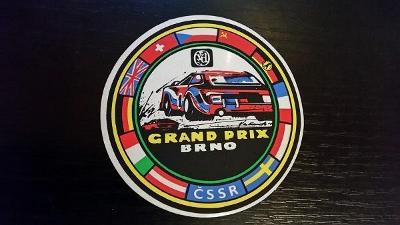 Samolepka Grand Prix ČSSR