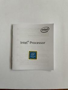 Samolepka Intel Processor pentium gold