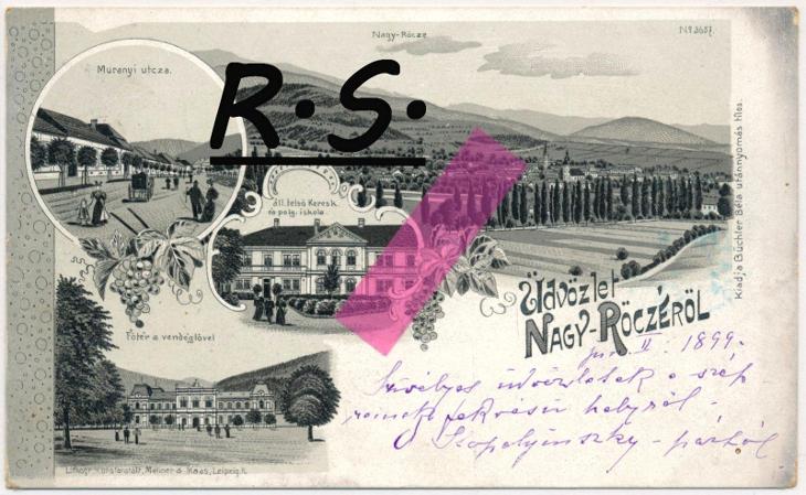 Revúca , Nagyrőce 1899 , /4206/ - Pohlednice místopis