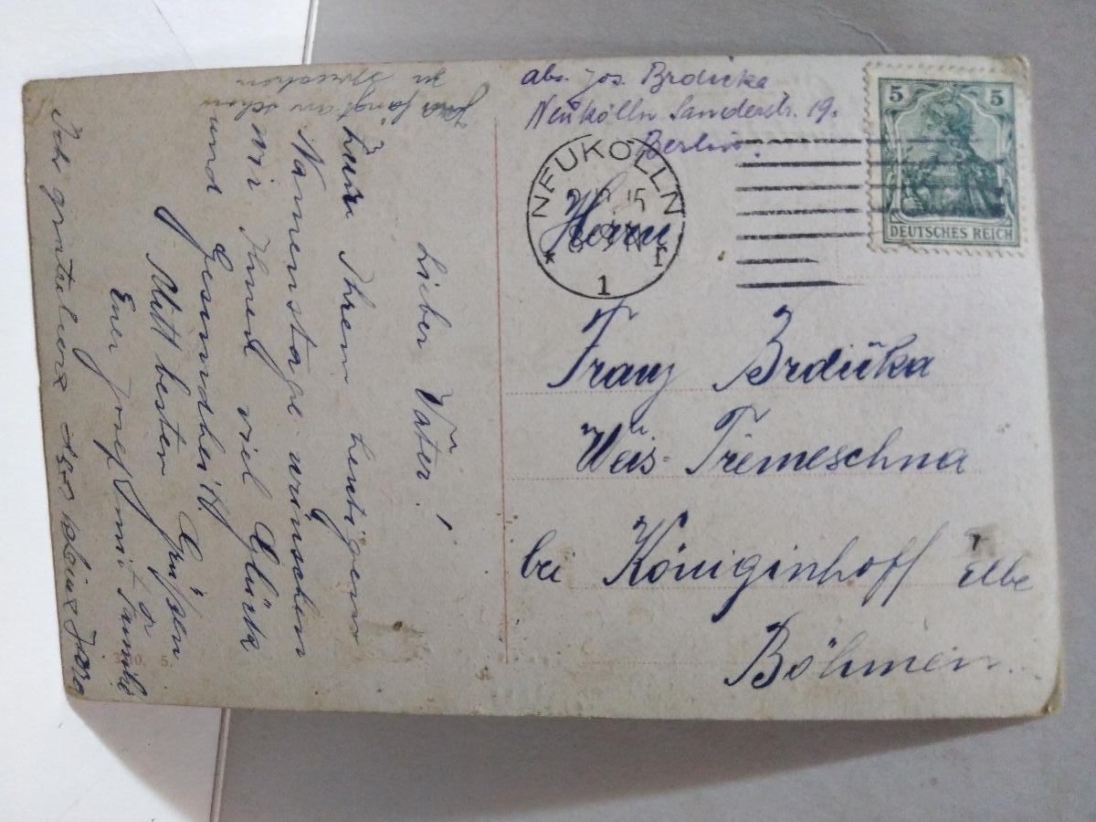 R-U 1915 feldpost,přání k narozeninám, ženy, muži  - Pohľadnice