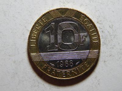 Francie 10 Francs 1988 XF-UNC č21304