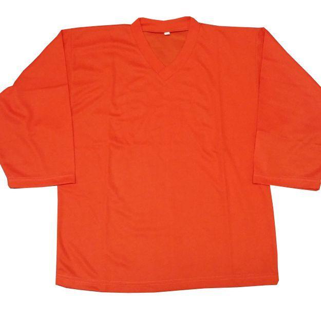 0120 jednobarevný tréninkový dres CAMP AT oranžový M - Vybavení na hokej