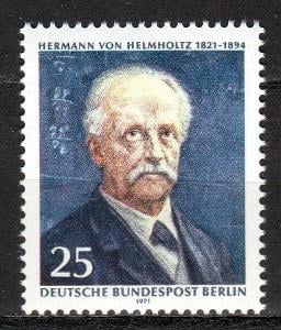 Západní Berlín 1971 Hermann von Helmholtz, chemik Mi# 401 0150