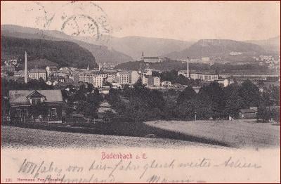Děčín Podmokly (Bodenbach) * pohled na část města * M720