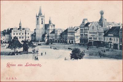 Litoměřice (Leitmeritz) * pohled na část náměstí * M868