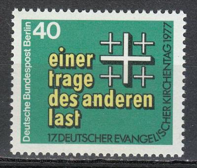 Západní Berlín 1977 Den německých evangelíků Mi# 548 0152