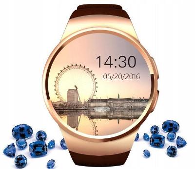 Vodotěsné dámské hodinky SMARTWATCH GW19 SIM +