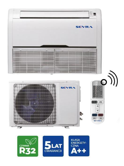 SEVRA 16,0 kW SEV-60CAF klimatizace pro podlahu a strop - Elektro