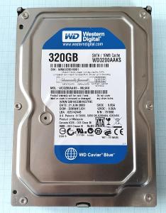HDD do PC WD Caviar Blue WD3200AAKS 320GB 3,5 SATA II 16MB