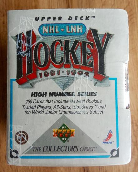 Set hokejových karet NHL - UD 91/92 High series - Sportovní hokejové karty