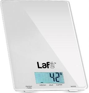 LAFE WKS001.5 kuchyňská váha bílá LCD až do 5 kg skla