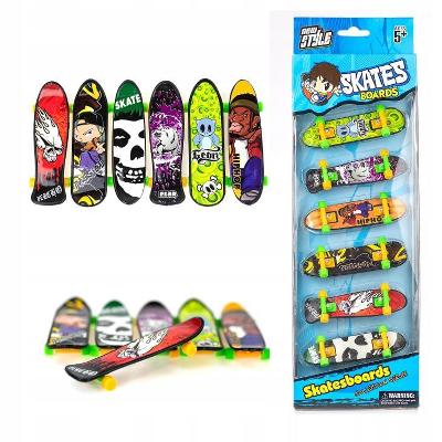 FINGERBOARD Maxi skateboardy 6 kusů