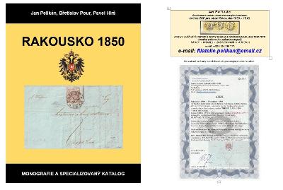 Nové vydání- Specializovaný katalog známek a celistvostí Rakousko 1850