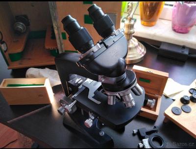 Profi laboratorní Mikroskop MEOPTA  2000X zvětšení 