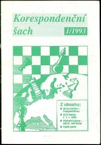 časopis Korespondenční šach ročník III 1993 - 6 čísel